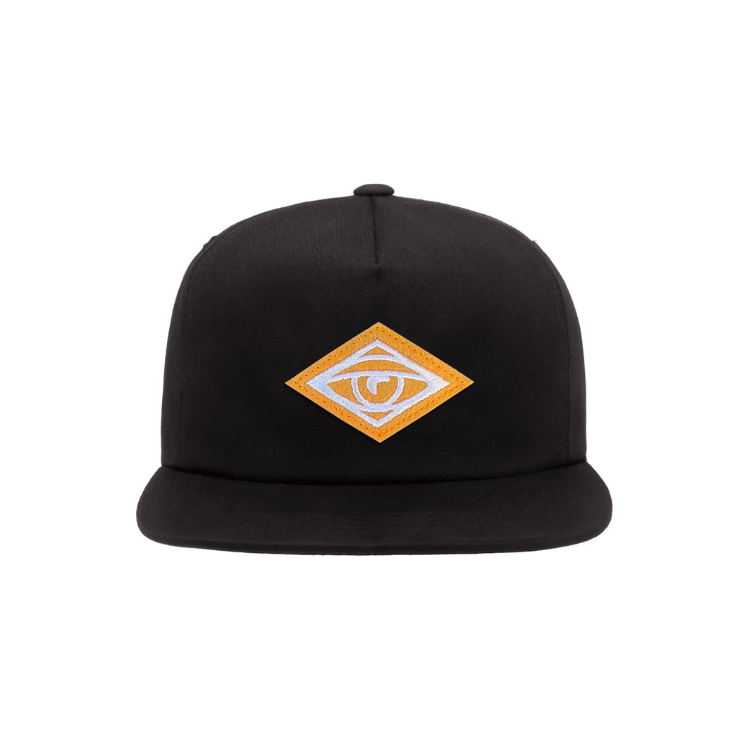 Felt Eye Patch Hat – Black